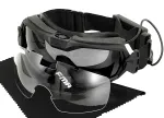 FMA Schutzbrille Mod.2 With Anti-Fog-Fan Black